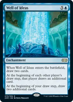Well of Ideas Double Masters NM Blue Rare MAGIC THE GATHERING MTG CARD ABUGames - Image 1