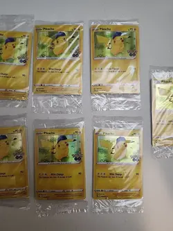 Pikachu - 028/078 - Pokemon Go SEALED Sword & Shield Holo Rare Card NM Lot of 13 - Image 3