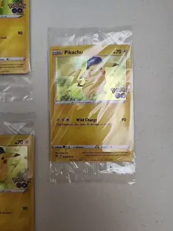 Pikachu - 028/078 - Pokemon Go SEALED Sword & Shield Holo Rare Card NM Lot of 13 - Image 4
