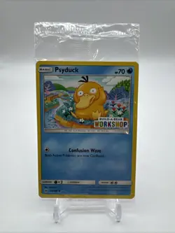 Build a Bear Pokemon Card Psyduck 28/149 Promo Trading TCG SEALED NEAR MINT - Image 1
