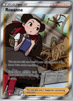 Roxanne GG66/GG70 Crown Zenith: Galarian Gallery - Pokemon Card - NM - Image 1