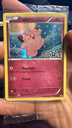 CLEFAIRY 50/83 Generations TOYS "R" US STAMP promo SEALED HOLO Pokemon TCG card - Image 2