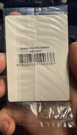 CLEFAIRY 50/83 Generations TOYS "R" US STAMP promo SEALED HOLO Pokemon TCG card - Image 3