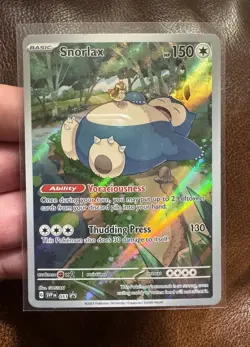Pokemon TCG Snorlax 051 SVP Promo Sv: Scarlet & Violet 151 Promo Card Near Mint - Image 3