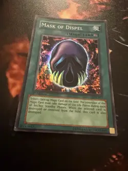 Mask Of Dispel LON-017 1st Edition Super Rare Yugioh Card - see Description!! - Image 1