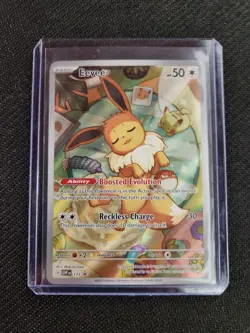 Pokemon Eevee 173 Prismatic Evolution Promo Full Art Holo Basic Pokemon Card - Image 1