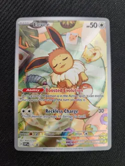 Pokemon Eevee 173 Prismatic Evolution Promo Full Art Holo Basic Pokemon Card - Image 2