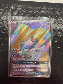 Pokemon TCG Jirachi GX Unified Minds Holo Promo Card 79a/236 - Image 1