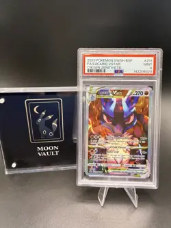 Pokemon TCG Lucario VSTAR SWSH291 Promo Card Crown Zenith Harsh PSA 9 - Image 1