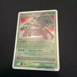 Torterra LV.X 122/130 Diamond & Pearl Ultra Rare Holo Pokemon Card LPUU - Image 2