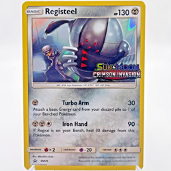 Pokemon TCG Registeel SM75 Holo Black Star Promo Sun Moon Card NM - Image 1