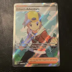 Ethans Adventure Full Art Card 221/182 Destined Rivals - NM Pokemon TCG - Image 1