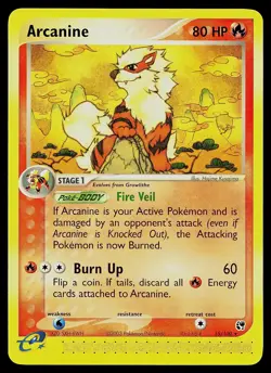 Pokemon Card - Arcanine Sandstorm 15/100 Rare - Image 1
