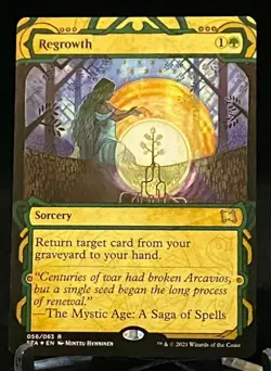 MTG Strixhaven Mystical Archives Etched Foil Regrowth - Rare - Image 1
