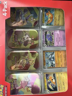 Sam’s Club Pokemon 151 Mini Tin 4 Pack NEW/SEALED/SHIPS FAST - Image 1