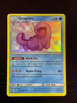 Quagsire SV10/SV94 Hidden Fates: Shiny Vault - Holo Rare - Pokemon TCG 2019 - Image 2