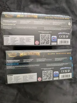 Pokemon TCG Mega Evolution ETB Elite Trainer Box Factory Sealed Set Of 2 - Image 4