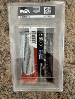 PSA Grade 9 Mint Pokemon Destined Rivals Booster Pack Giovanni and Mewtwo - Image 2