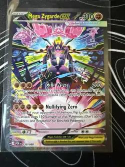 Mega Zygarde EX Perfect Order SIR 120/088 Pokemon Card TCG Near Mint - Image 1