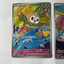 Pokemon First Partner Collection Alolan Starters - Litten, Rowlet, Popplio - Image 2