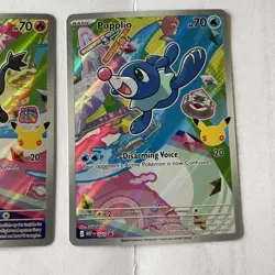 Pokemon First Partner Collection Alolan Starters - Litten, Rowlet, Popplio - Image 4