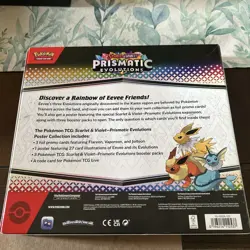 Pokemon TCG SV8.5 Prismatic Evolutions Poster Collection Box Factory Sealed New! - Image 3