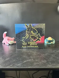 Pokemon TCG: Crown Zenith Elite Trainer Box Sealed ETB 10 Packs - Image 1