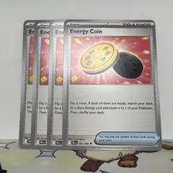 Energy Coin 081/086 - Play Set (x4) - Pokemon TCG: Black Bolt NM - Image 1