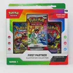 Pokemon TCG First Partner Illustration Collection Series 1 Box New Unopened - Image 1