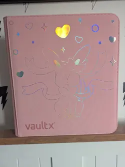 Vault X - 12 Pocket eXo-Tec Zip Binder - Pink & Holographic Pokemon Sylveon - Image 1