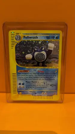 Pokemon TCG Poliwrath 024/165 Expedition Base Set Holo 2002 - NM - Image 1