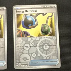 082/086 2025 White Flare [ Energy Retrieval REVERSE HOLO X2 - Image 3