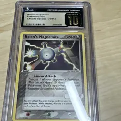 Pokemon Tcg Holon's Magnemite 70/113 Delta Species Regular Cgc Pristine 10 - Image 1