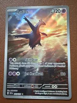 Pokemon TCG Latios 203/191 S&V Surging Sparks FA Illustration Rare Holo - Image 1