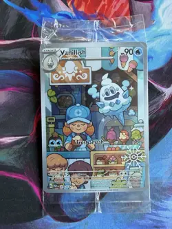 Vanillish 190/182 SV04 Paradox Rift Sealed Holiday Stamped Sealed Pokemon NM - Image 3