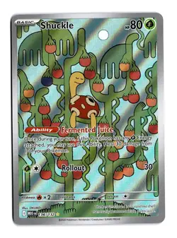 Pokemon Shuckle 136/132 ME01: Mega Evolution Illustration Rare - Image 1