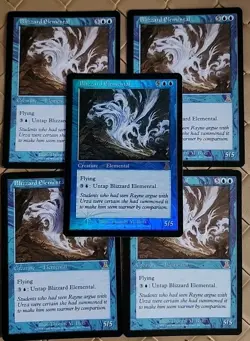 5x Blizzard Elemental Urza's Destiny Regular & FOIL NM Near Mint MTG - Image 1