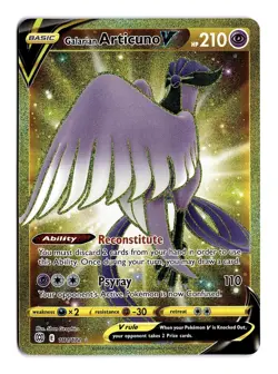 Pokemon Galarian Articuno V (Full Art) 169/198 SWSH06: Chilling Reign Ultra Rare - Image 1