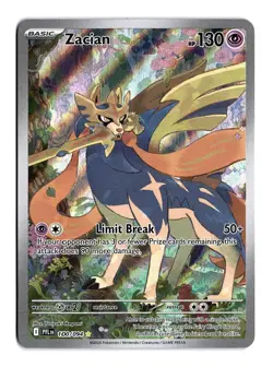 Pokemon Zacian 100/094 ME02: Phantasmal Flames Illustration Rare - Image 1