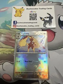 Pokemon Lopunny 084/131 Sv: Prismatic Evolutions Reverse Holo NM - Image 1