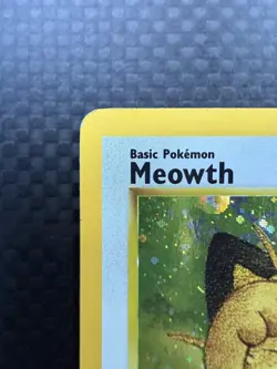 Meowth Holo Pokemon WOTC 2000 Black Star Promo #10 NM - Image 2
