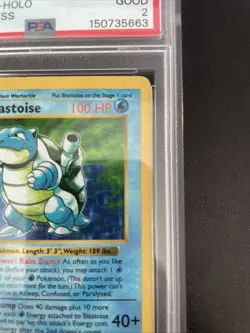 Pokemon Blastoise Shadowless PSA 1 - Image 3