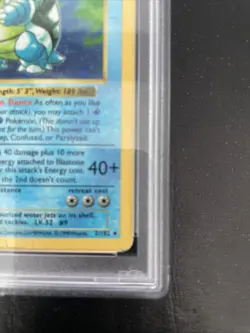 Pokemon Blastoise Shadowless PSA 1 - Image 4
