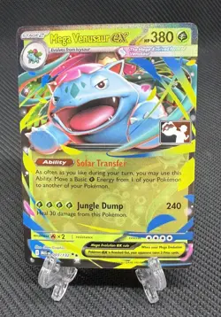 Pokemon Mega Venusaur ex - 003/132 Prize Pack Series 8 Holo Pack Fresh - NM - Image 1