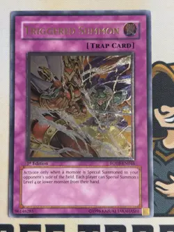 Triggered Summon FOTB-EN046 Ultimate Rare 1st Edition YuGiOh! NM - Image 3