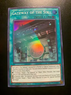 Yu-Gi-Oh! TCG Spirit Warriors SPWA-EN014 Gateway of the Six 1st ED - Image 1