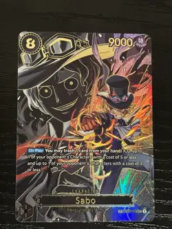 Sabo - OP07-118 (SP) - Carrying On His Will OP13 One Piece English SEC - Image 1