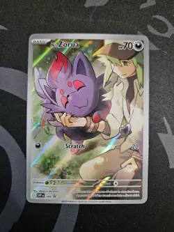 N's Zorua 189 Sv: Scarlet & Violet Promo Cards Holo NM - Image 1