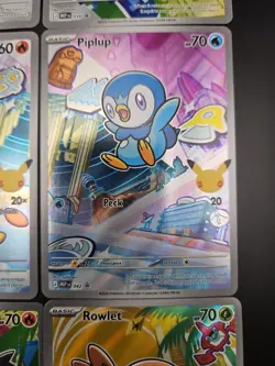 Pokemon TCG 30th anniversary first partner starters illustration set Full 9 Card - Image 5