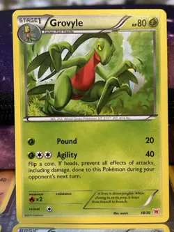 Pokemon TCG Grovyle 18/30 Regular Stage 1 80 HP English Card - Image 1